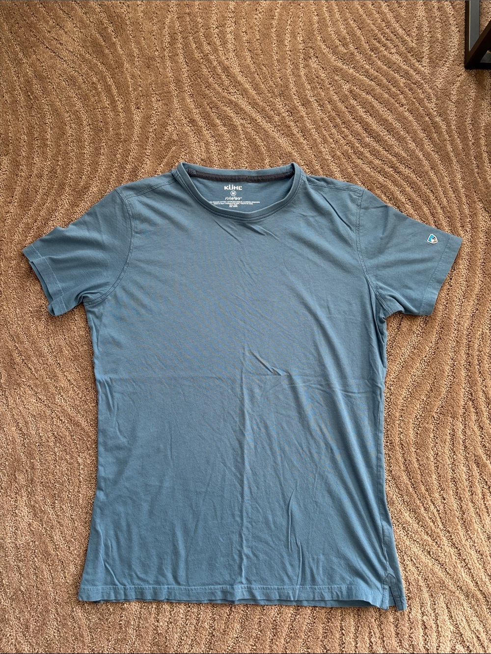 Kuhl Men’s Light Blue Short Sleeve Crewneck Tee